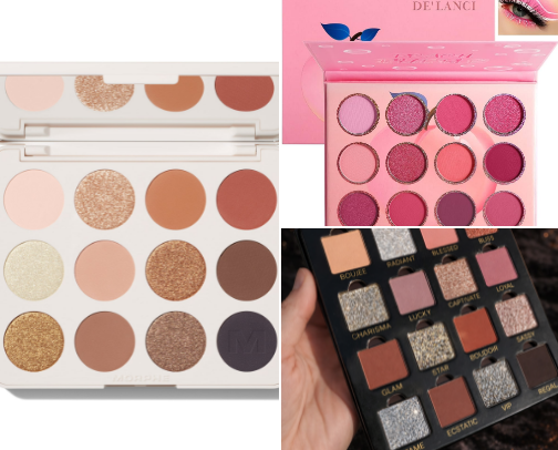 Eyeshadows cover photo collage