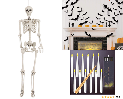 Halloween decor cover photo collage