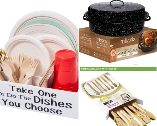 The Perfect Holiday Dinner Guide. cover photo collage