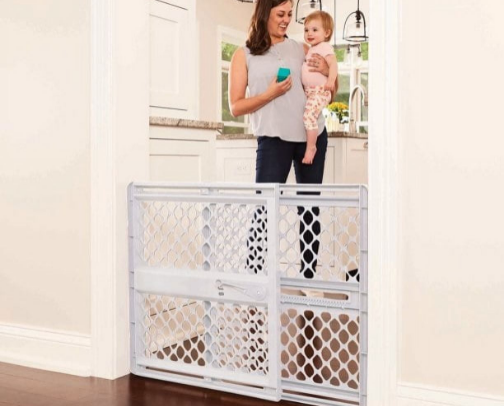 Baby door gate cover photo collage