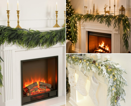 Cozy Christmas Decor & Holiday Inspo cover photo collage