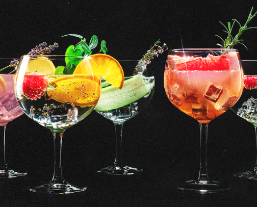 Cocktails bar 🍸 cover photo collage