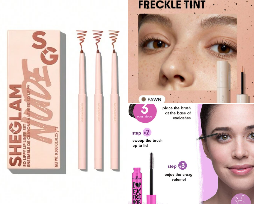 Make-up cover photo collage