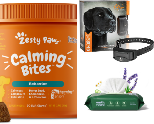 Dog items cover photo collage