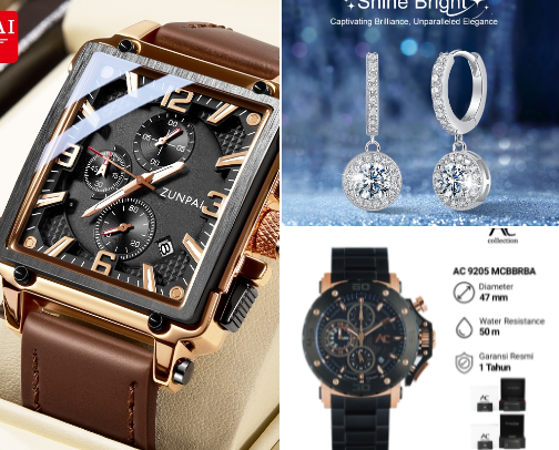 Daily Accessories Picks | Watches & Jewelry for Men & Women cover photo collage