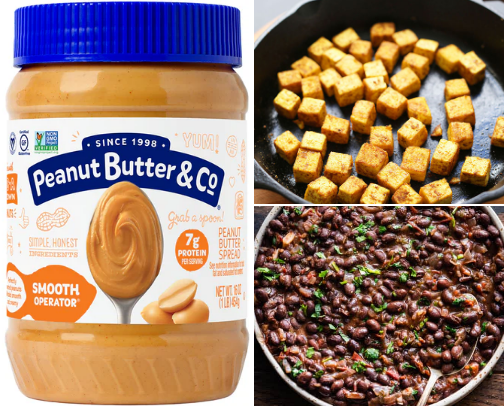 vegan protein sources 🌱💪 cover photo collage