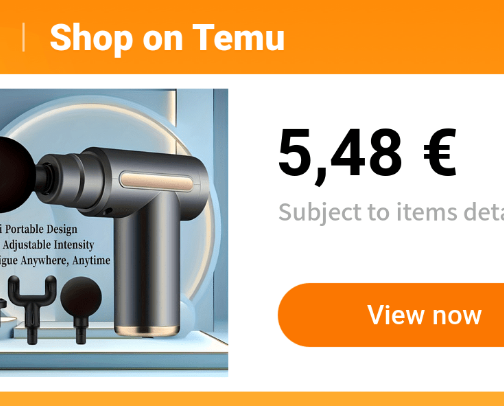 Perfect massager on TEMU cover photo collage