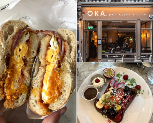 Best eats in London cover photo collage