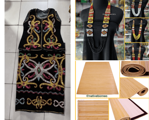 Borneo crafts cover photo collage