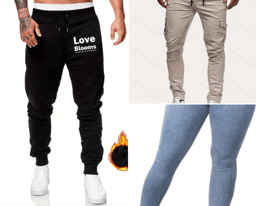 pants cover photo collage