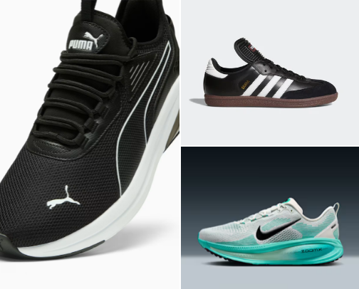 For everyday footwear cover photo collage