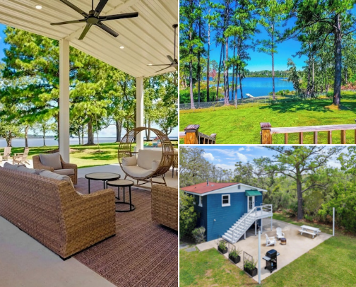 Vacation travels & rentals cover photo collage