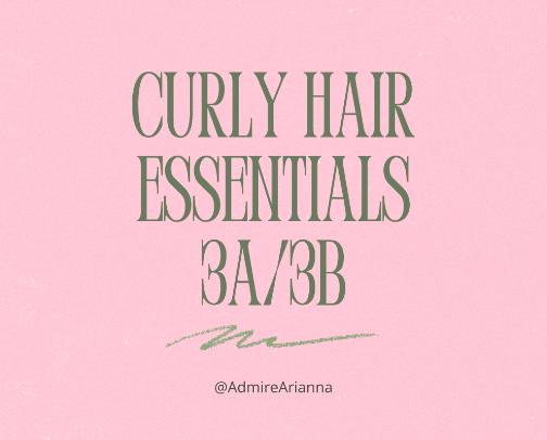 Essential Curly Hair Products for Loose Curls- 3a/3b💇🏽‍♀️ cover photo collage