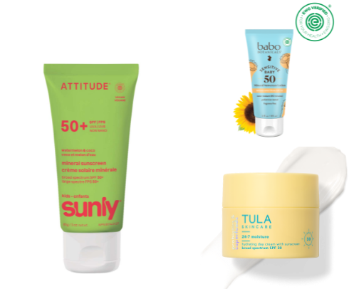 My Go-To Clean Sunscreens cover photo collage
