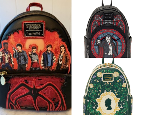 Bags and backpacks from your favourite movie franchises and cartoons cover photo collage