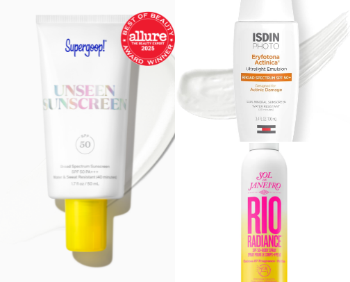 Best Sunscreens for Concerts & Festivals (SPF 50+) cover photo collage
