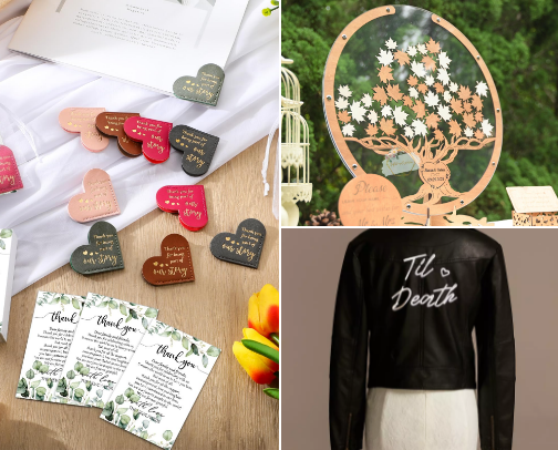 Fall wedding recs cover photo collage