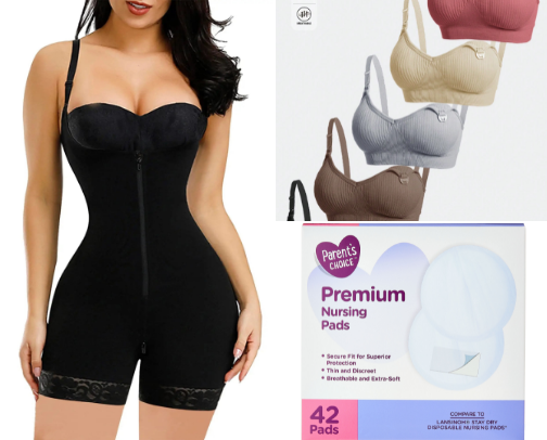 Postpartum party cover photo collage