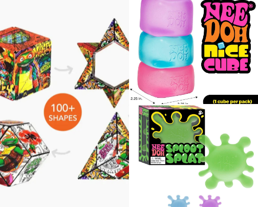 Fidgets we actually use and don’t drive me nuts during lessons cover photo collage