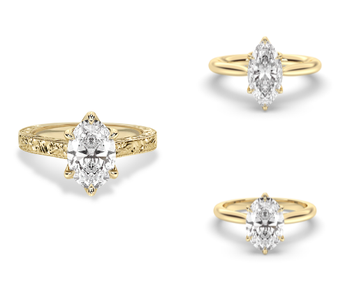 engagement ring inspo 🫪 cover photo collage