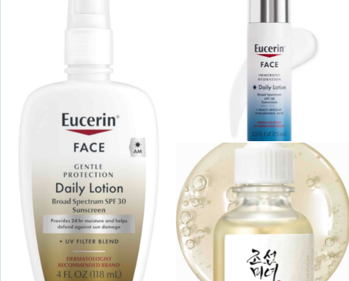 Skincare cover photo collage