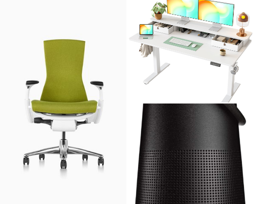 Home office essentials cover photo collage