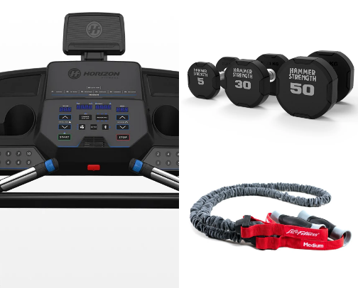 At Home Exercise Staples 🏋️‍♀️ cover photo collage