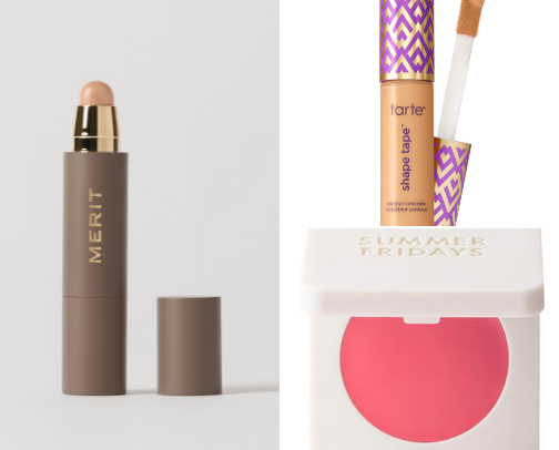 my 5-min makeup routine as a busy mom! cover photo collage