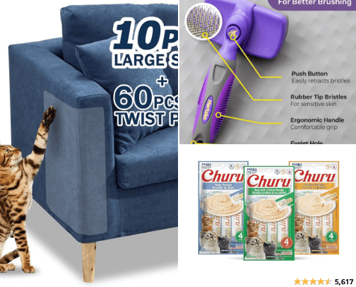 Cat Lover Must-Haves cover photo collage