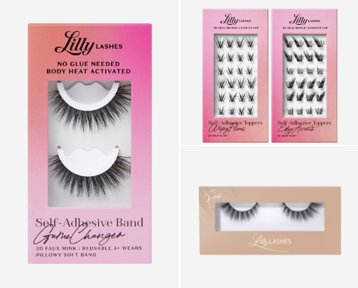 Favorite lashes and lipsticks cover photo collage