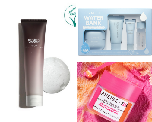 Korean skincare routine cover photo collage