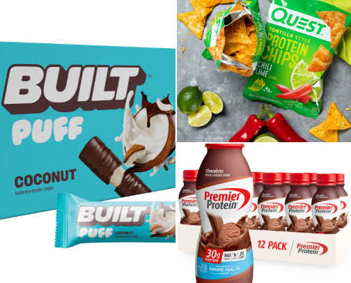 Best protein filled snacks! cover photo collage
