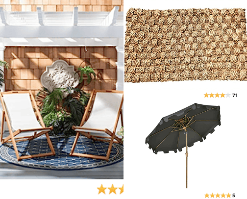 Patio cover photo collage