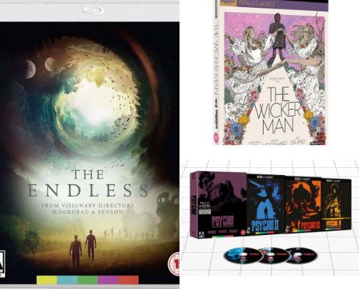 Horror physical media cover photo collage