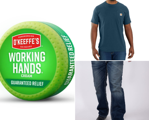 Blue Collar Man Needs cover photo collage