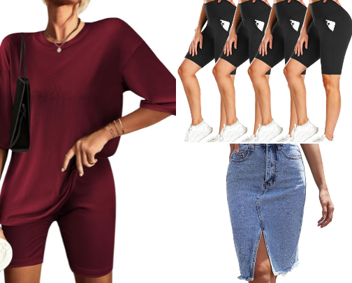 Clothing for the ladies who work from home, but still want to get dressed. cover photo collage