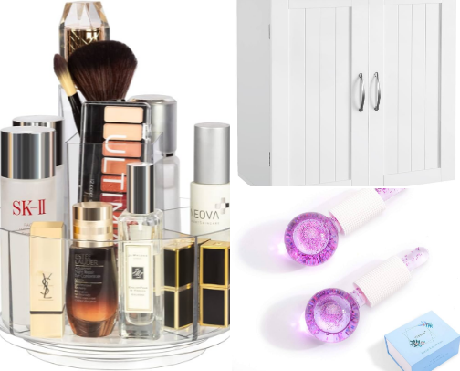 Bathroom & Vanity Favorites: Beauty, Storage & Self-Care cover photo collage