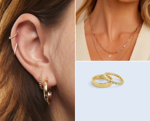 Simple jewelry that holds up to mom life cover photo collage