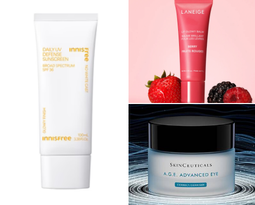 Skincare must haves as a girl cover photo collage