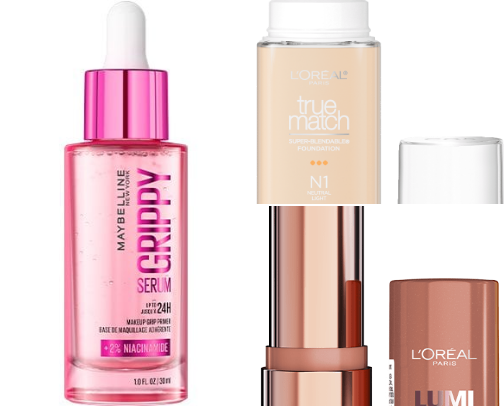 Drugstore makeup must haves cover photo collage
