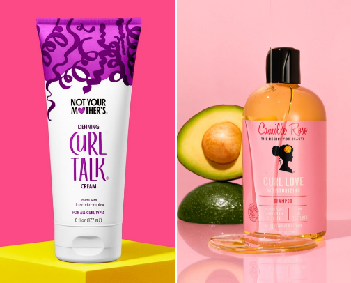 Affordable Curly Hair Products by Concern: Dryness, Frizz, Definition, Wash Day & Refresh Days cover photo collage
