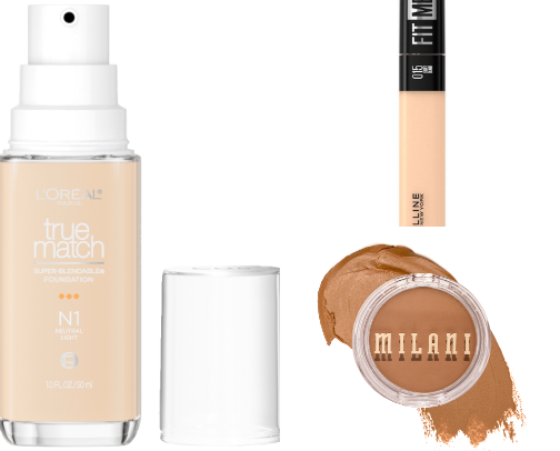 tiktok recommended drugstore makeup finds cover photo collage