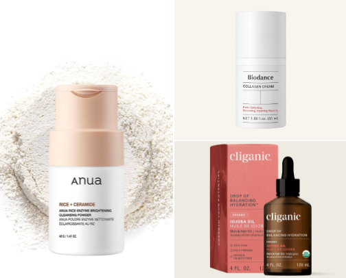 Summer skincare for an all-over hydrated glow cover photo collage