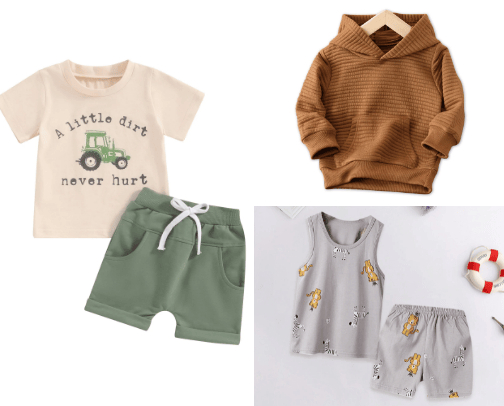 KIDS FASHION BOY and GIRL cover photo collage