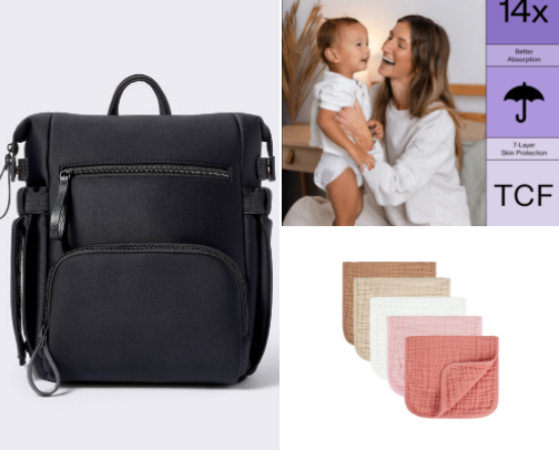 Mom Life Essentials✨ cover photo collage