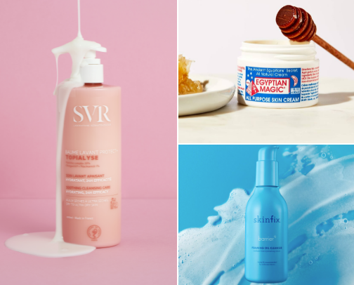 Skincare for Eczema/Psoriasis/Dermatitis etc cover photo collage