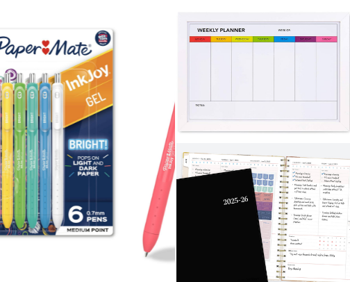 Best study supplies cover photo collage