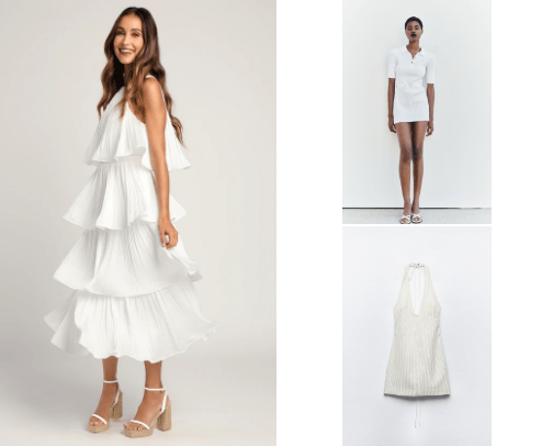 summer dresses✨ cover photo collage