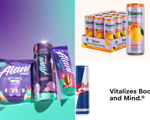 Popular Energy Drinks! cover photo collage