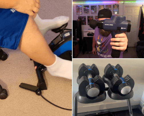 Products to Help with Fitness and Recovery Goals cover photo collage